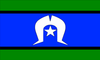 The Torres Strait Islander flag.